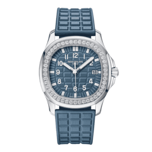 Aquanaut 5067A-025 35.6mm "Blue" Bezel Moissanite - VIP Version